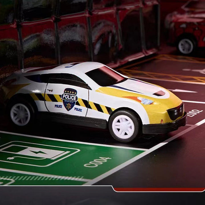 🎅 Saldi di Natale -50% 🎁 48 mini auto da corsa con garage integrato!