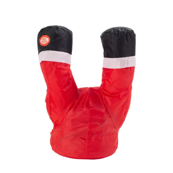 Set decorativo Babbo Natale e Renna con effetto sfondamento