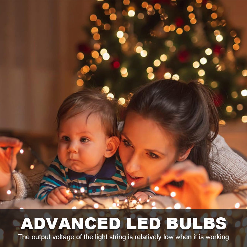 🎄 Stella a cinque punte con anello LED – Illuminazione per albero di Natale 🎄