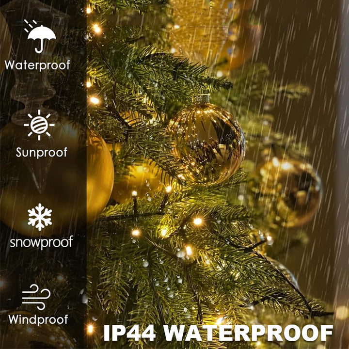 🎄 Luci LED ad Anello con Stella a Cinque Punte per Albero di Natale