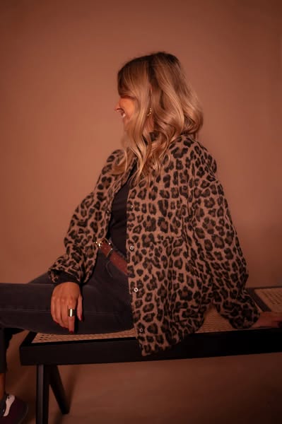 LEONA™ | The leopard print bomber jacket