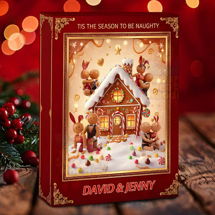 Calendario dell’Avvento 2025 Omini di Pan di Zenzero – 24 Giorni Birichini per Coppie 🎄