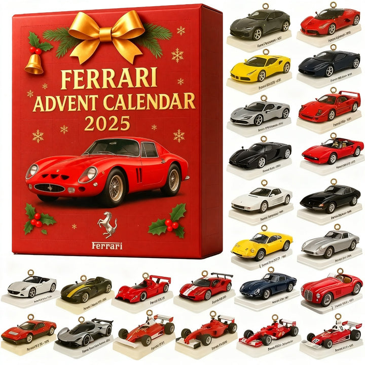 🎄 Calendario dell’Avvento Ferrari F1 Racing Legends 2025 – Edizione da collezione 🏎️✨