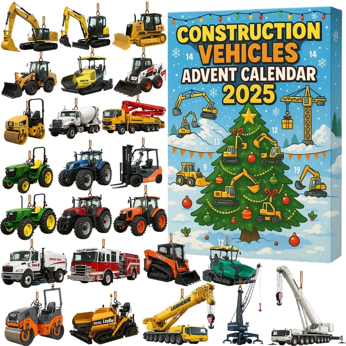 🚜Calendario dell'Avvento per Macchine Edili 2025