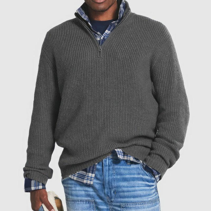 Gérard | Essential Zip Neck Sweater