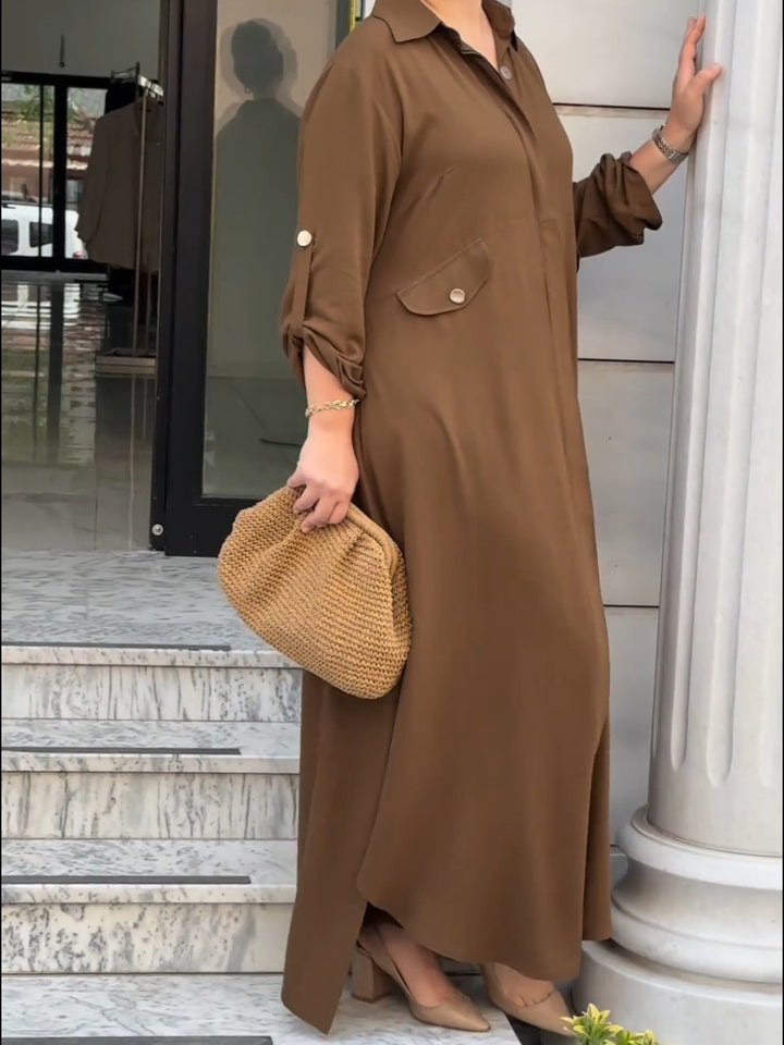 Milla - Set abito lungo casual con pantaloni