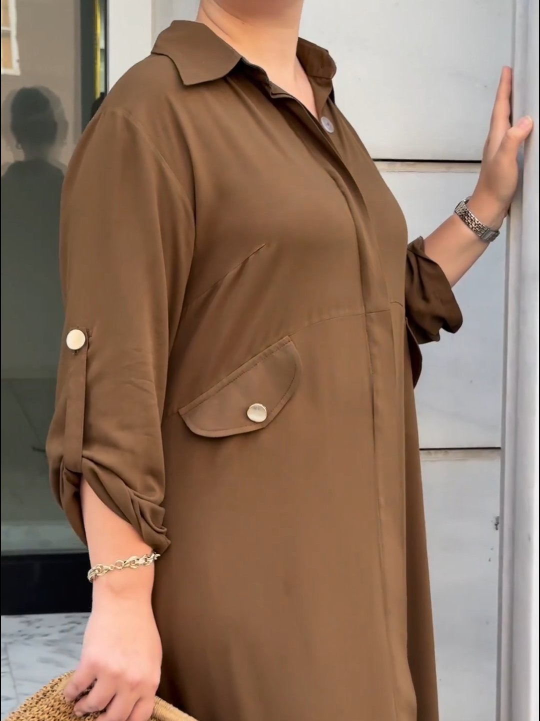 Milla - Set abito lungo casual con pantaloni