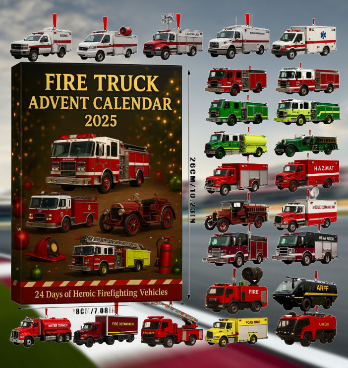 🚒🔥 CALENDARIO DELL’AVVENTO CAMION DEI POMPIERI 2025 🎁🌲